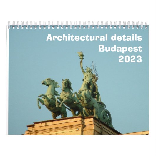 Architectuurgegevens - Boedapest - Agenda 2023 Kalender (Hoes)