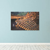 Architectuurgegevens in de verboden stad; canvas afdruk (Insitu (Houten vloer))