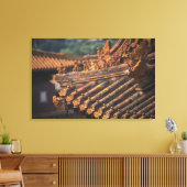 Architectuurgegevens in de verboden stad; canvas afdruk (Insitu (Woonkamer))