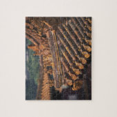 Architectuurgegevens in de verboden stad; legpuzzel (Verticaal)