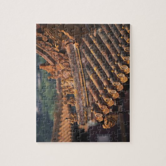 Architectuurgegevens in de verboden stad; legpuzzel (Verticaal)