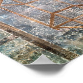 Architectuurgegevens uit de slaapkamer van Pope Poster (Hoek)