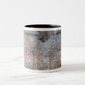 Architectuurgegevens uit de slaapkamer van Pope Tweekleurige Koffiemok (Center)