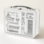 Architectuurgegevens van de Grecian Chambers (Voorkant)