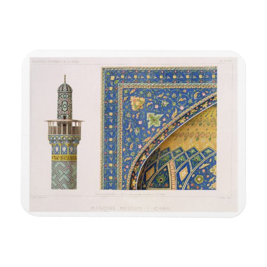 Architectuurgegevens van de Mesdjid-i-Shah, Isf Magneet (Horizontaal)