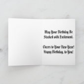 "Architectuurgeschiedenis" Verjaardag Kaart (Binnen)