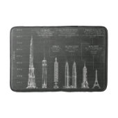 Architectuurhoogte Badmat (Voorkant)