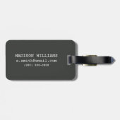 Architectuurhoogte Bagagelabel (Achterkant horizontaal)