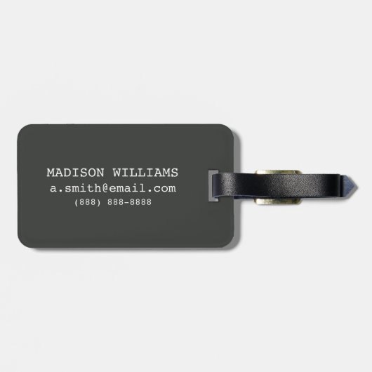 Architectuurhoogte Bagagelabel (Achterkant horizontaal)