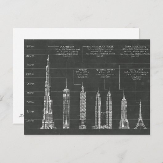 Architectuurhoogte Briefkaart (Voorkant / Achterkant)
