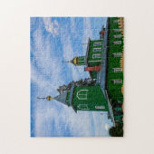 Architectuurkerk van de Wit-Russische Porechye Par Legpuzzel (Verticaal)