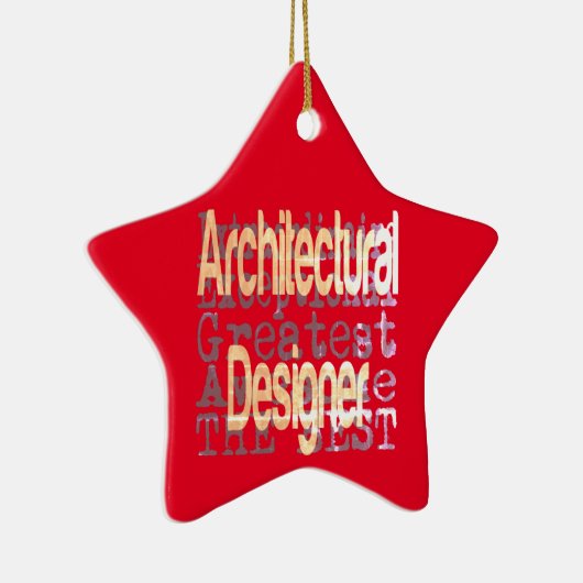 Architectuurontwerper Extraordinaire Keramisch Ornament (Rechts)