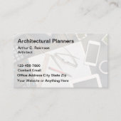 Architectuurplanner Kantoor-Visitekaartjes Visitekaartje (Voorkant)
