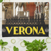  architectuurreis van Verona Italië Theedoek (Gevouwen)