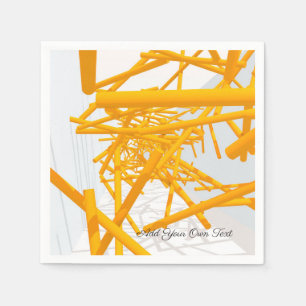 Architectuurruimte met heldere geometrische vorm servet