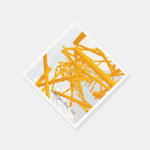 Architectuurruimte met heldere geometrische vorm servet (Hoek)