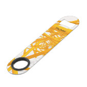 Architectuurruimte met heldere geometrische vorm speed flessenopener (Achterkant Gekanteld)