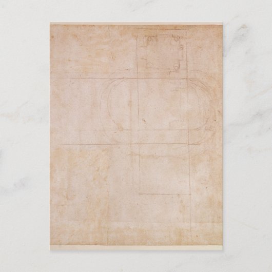 Architectuurschets Briefkaart (Voorkant)