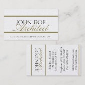 Architectuurscript architect - Avail Letterhead - Visitekaartje (Voorkant / Achterkant)