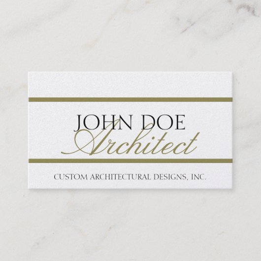 Architectuurscript architect - Avail Letterhead - Visitekaartje (Voorkant)