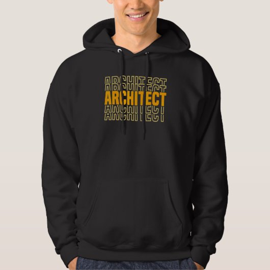 Architectuurstudent architect hoodie (Voorkant)