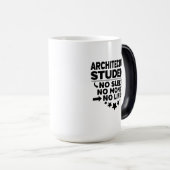 Architectuurstudent Geen slaapstand Geen geld geen Magische Mok (Voorkant rechts)