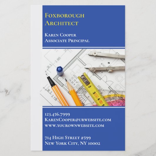 Architectuurtechniek Flyer (Voorkant)