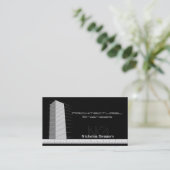 Architectuurtechniek - zwarte Visitekaartjes (Staand voorkant)