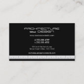 Architectuurtechniek - zwarte Visitekaartjes (Achterkant)
