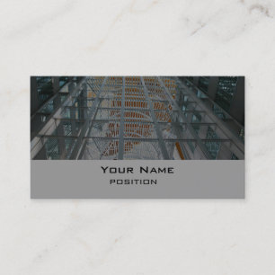 Architectuurtechnische business card-sjabloon visitekaartje