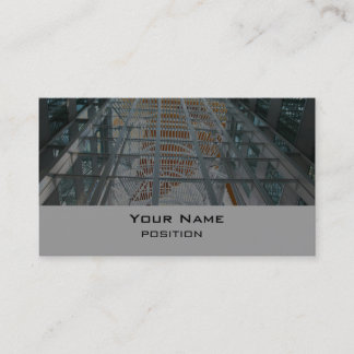 Architectuurtechnische business card-sjabloon visitekaartje