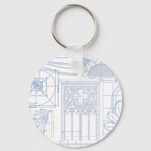Architectuurtekeningen Sleutelhanger