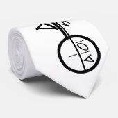 Architectuurtekentitel Stropdas (donker) (Opgerold)