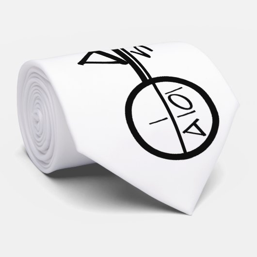 Architectuurtekentitel Stropdas (donker) (Opgerold)