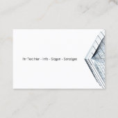 architektur design visitekaartje (Achterkant)