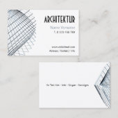 architektur design visitekaartje (Voorkant / Achterkant)