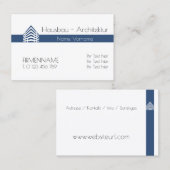 architektur hausbau visitekaartje (Voorkant / Achterkant)