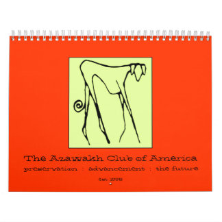 Archival 2009 The Azawakh Club Calendar Kalender