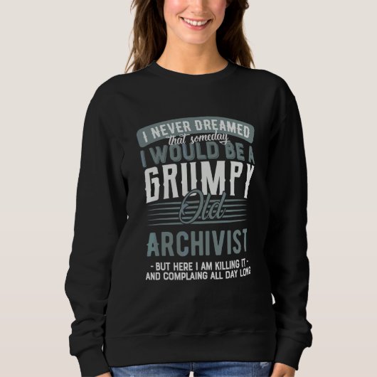 Archivaris Chagrijnig En Oud Trui (Voorkant)