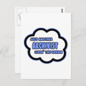 Archivaris .. Livin' The Dream Briefkaart (Voorkant / Achterkant)