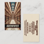 Archivarisarchieven Visitekaartje (Voorkant / Achterkant)