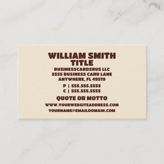 Archivarisarchieven Visitekaartje (Achterkant)