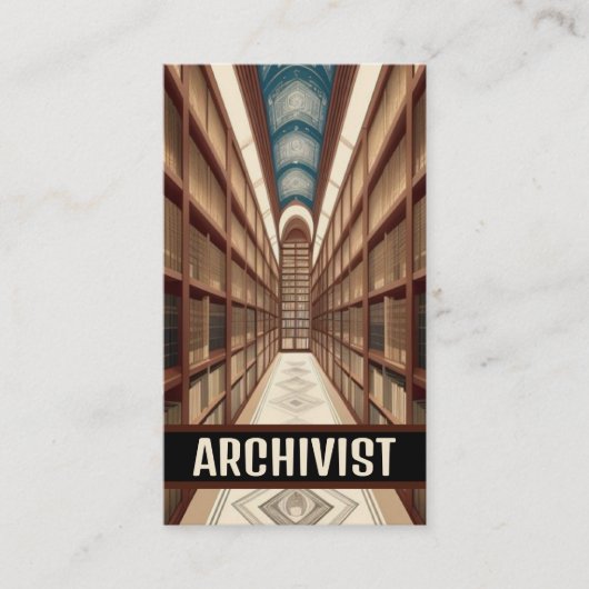 Archivarisarchieven Visitekaartje (Voorkant)