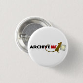 Archive Rat (versie 2) Ronde Button 3,2 Cm (Voorkant /achterkant)