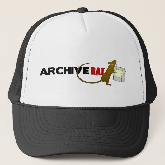 Archive Rat (versie 2) Trucker Pet (Voorkant)