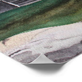 Archivering van lichte Waterverf in de nubble Poster (Hoek)