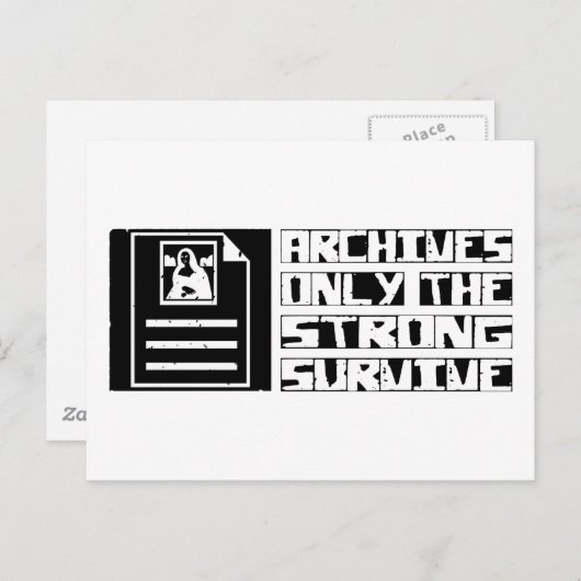 Archives Survive Briefkaart (Voorkant / Achterkant)