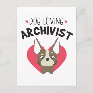 Archivist Dog Briefkaart