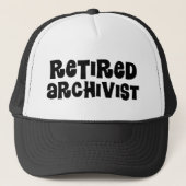 Archivist Gift in ruste Trucker Pet (Voorkant)
