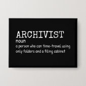 Archivist Humor Definition Button (Voorkant)